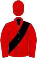 Red, black sash