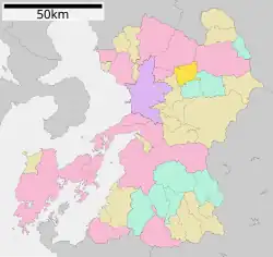 Location of Ōzu