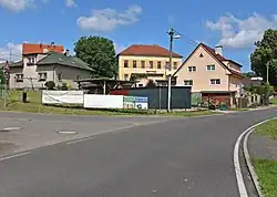 Centre of Přestavlky u Čerčan