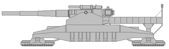Landkreuzer P. 1500 Monster, a self-propelled gun