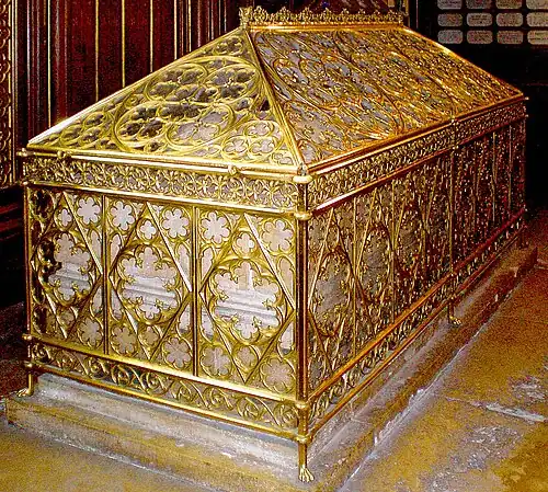 Chasse or reliquary for the surviving relics of Saint Genevieve (19th c.)