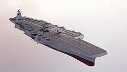 General outlines of the ship.