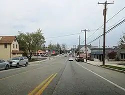 PA 152 northbound through Edge Hill