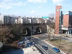 Viaduct over Kruczkowskiego street in Powiśle