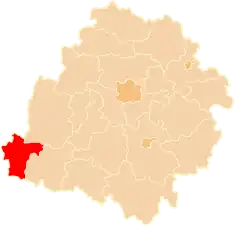 Location within the voivodeship