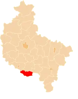 Location within the voivodeship
