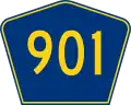 Highway 901 marker