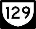 Highway 129 marker