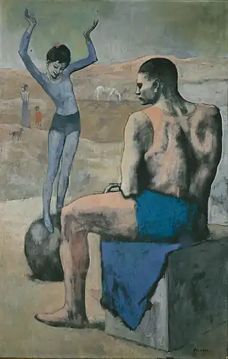 Acrobat on a Ball by Pablo Picasso, 1905
