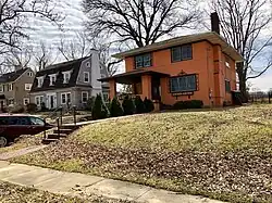 Houses along Paddock Hills Avenue, Paddock Hills, Cincinnati, OH