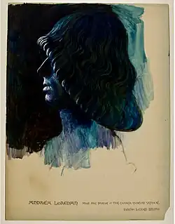 Side portrait of Andrea Loredan, by Joseph Lindon Smith, Harvard Art Museums, after Antonio Rizzo's 15th-century Bust of Andrea Loredan.