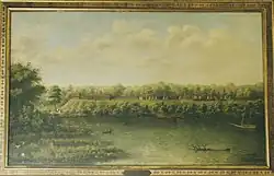 Painting of Fort Industry by William Machen