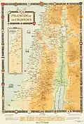 Palestine of the Crusades, 1:350,000