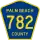 County Road 782 marker