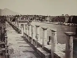 Panorama Forum Rivile (Pompeii), c. 1870
