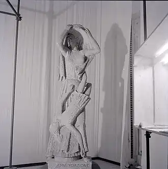 Annunciation (Annunciazione). Photo by Paolo Monti. Milan, 1963.