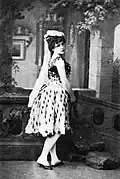 Virginia Zucchi in the title role of Paquita. St. Petersburg, 1886