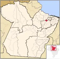 Location in the State of Pará