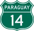 National Route 14 shield}}