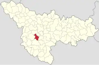 Location in Timiș County