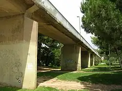 Pedestrian walkway of the former Patronato