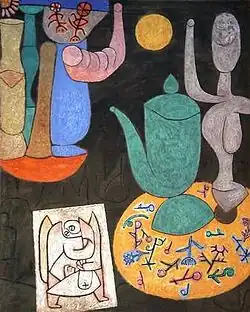 Ohne Titel (Letztes Stillleben), 1940, oil on canvas on stretcher frame, Zentrum Paul Klee, Bern