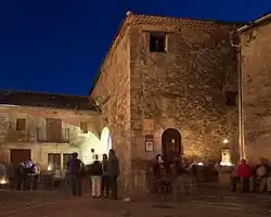 Pedraza streets at night