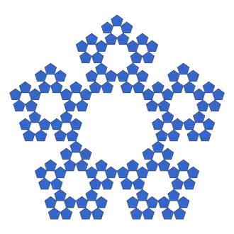 3rd iteration, without center pentagons
