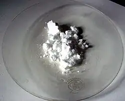 Potassium persulfate as a white powder