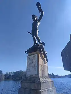 Produced by order of George Sutherland-Leveson-Gower, 2nd Duke of Sutherland in 1840. Erected in Trentham Estate.