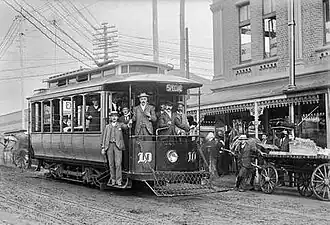 Opening of the William and Wellington Streets line, 1902