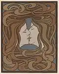 The Kiss by Peter Behrens (1898)