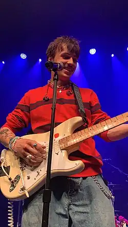 McPoland performing in 2022