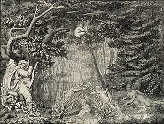 The Source and the Poet (1805), ink & pencil, 50.9 x 67.1&nbsp;cm.