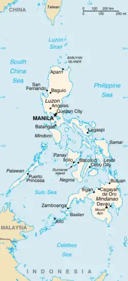 Map of the Philippines