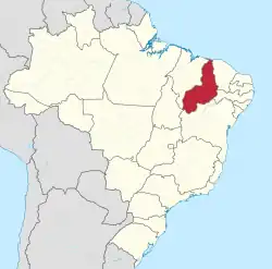 Location in Brazil