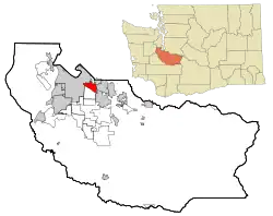 Location of Fife, Washington