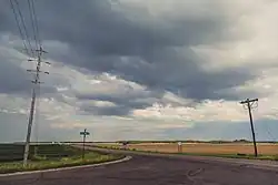 Junction of Becker County Roads 37 and 58 in Pine Point Township