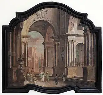 Perspective with Christ and the Canaanite woman, Emilian, Ravenna Art Museum