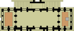 Floor plan of Santa Maria del Naranco