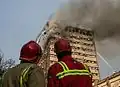 Building on fire on 19 January 2017