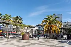 Puente Alto's main square in 2023