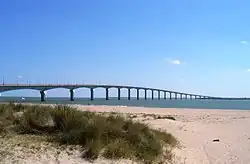 Île de Ré bridge from Sablanceau/ Rivedoux-Plage.