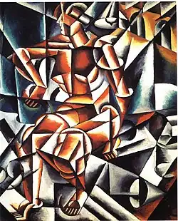 Air+Man+Space, 1912, Oil on canvas, 125 x 107&nbsp;cm, The State Russian Museum, St. Petersburg