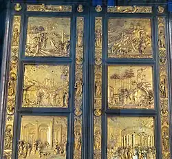 Detail of the Gates of Paradise by Ghiberti