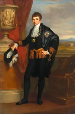 Portrait of Ludwig, Crown Prince of Bavaria (1807), oil on canvas, 224.6 x 146.8&nbsp;cm., Neue Pinakothek, Munich