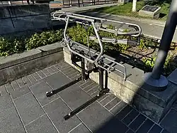 Standalone bicycle rack for practice usage