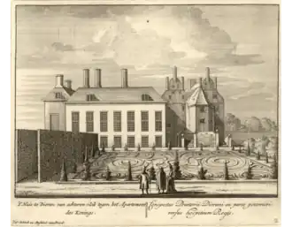 View of the garden side of the house