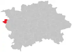 Location of Sobín in Prague