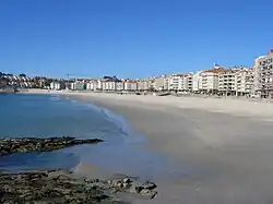 Beach of Sanxenxo.